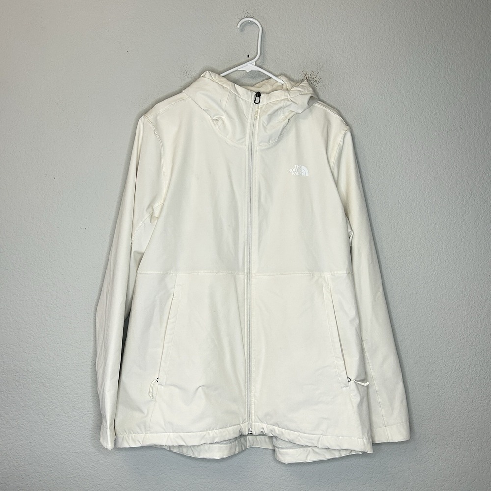 The North Face Shelbe Raschel Hoodie Size XXXL 3XL Cream Ivory Softshell